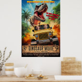 恐竜パーソナライズされた冒険映画の作成 ポスター (キッチン)
