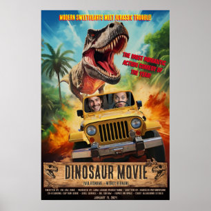 恐竜パーソナライズされた冒険映画の作成 ポスター