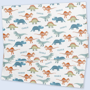 恐竜パーソナライズされた名 枕カバー