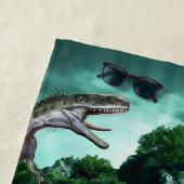 恐竜パーソナライズされた島 ビーチタオル (インサイチュ)