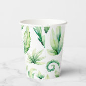 恐竜パーソナライズされた紙カップ 紙コップ (裏面)