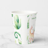 恐竜パーソナライズされた紙カップ 紙コップ (右)