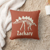 恐竜パーソナライズされた装飾用クッション クッション (ブランケット)