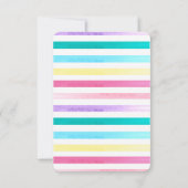 恐竜パーティーの招待状 招待状 (裏面)