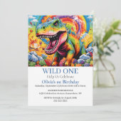 恐竜パーティーへようこそ！ 招待状 (スタンド正面)