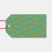 恐竜パーティーサンキューメッセージカード ギフトタグ (裏面横)