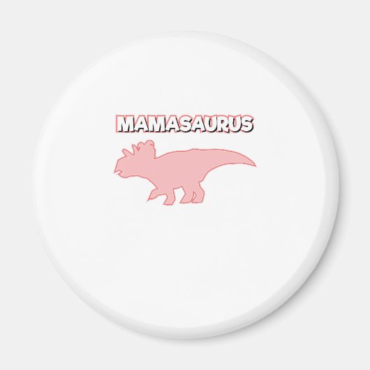 恐竜パーティーママ誕生日パーティーMamasaurus マグネット (正面)