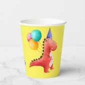 恐竜パーティー 紙コップ (裏面)