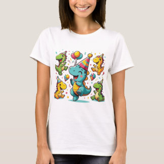 恐竜パーティー Tシャツ