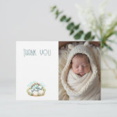 恐竜ビッグベイビーシャワーの写真 サンキューカード (スタンド正面)