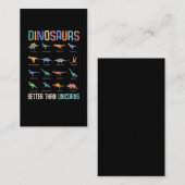 恐竜ファカッコいいンディノ・ボーイズ・トレックス 名刺 (正面/裏面)