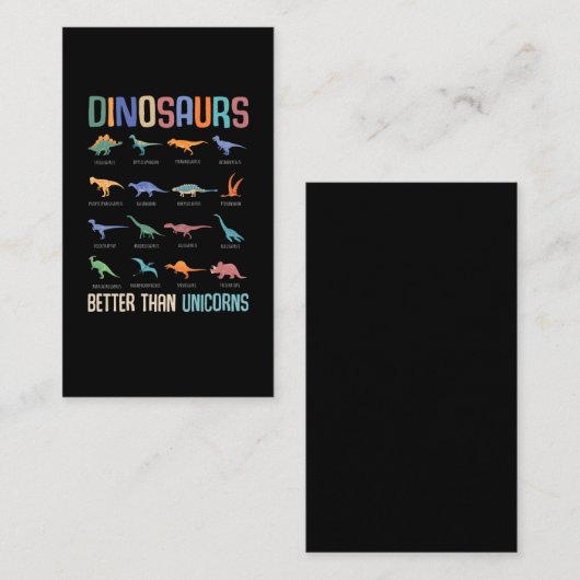 恐竜ファカッコいいンディノ・ボーイズ・トレックス 名刺 (正面/裏面)