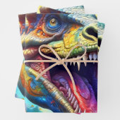 恐竜ファンタジーTレックス ラッピングペーパーシート (インサイチュ)