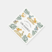 恐竜ファースト誕生日オニザウルスパーティー スタンダードカクテルナプキン (角)