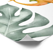 恐竜ファースト誕生日オニザウルスパーティー ポスター (角)