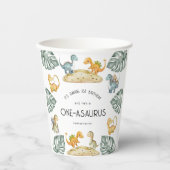 恐竜ファースト誕生日オニザウルスパーティー 紙コップ (正面)
