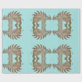 恐竜フレンドリー類 ラッピングペーパー (フラット)