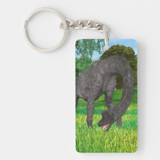 恐竜ブラキオサウルス キーホルダー (正面)