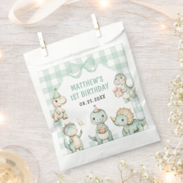 恐竜ブルーギンガム1st誕生日パーティー フェイバーバッグ