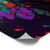 恐竜ブルーTレックスのポスター ポスター (角)