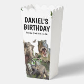 恐竜プリント可能な誕生日パーティー，ディノパーティー フェイバーボックス (裏面)