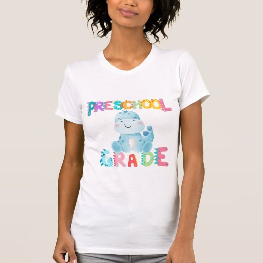 恐竜プレスクールGRADE分隊先生 Tシャツ (正面)