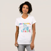 恐竜プレスクールGRADE分隊先生 Tシャツ (正面フル)