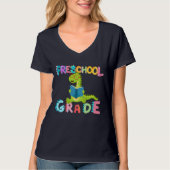 恐竜プレスクールGRADE分隊先生 Tシャツ (正面)