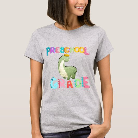 恐竜プレスクールGRADE分隊先生 Tシャツ (正面)