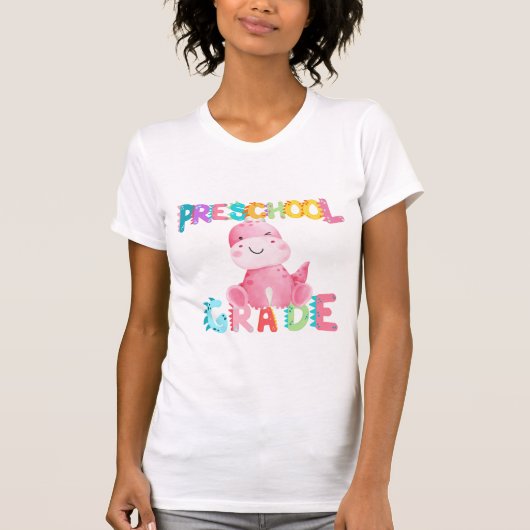 恐竜プレスクールGRADE分隊先生 Tシャツ (正面)