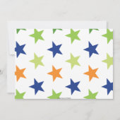 恐竜プール誕生日パーティーBashボーイスイムフローティ 招待状 (裏面)