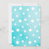 恐竜ベビーシャワー招待状男の赤ちゃんディノ 招待状 (裏面)