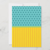 恐竜ベビーシャワー招待状-ボーイ 招待状 (裏面)