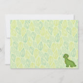 恐竜ベビーシャワー招待状 招待状 (裏面)