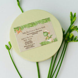 恐竜ベビーシャワー招待状 招待状