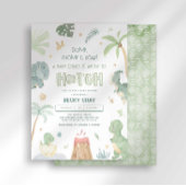 恐竜ベビーシャワー招待状 招待状