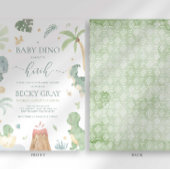 恐竜ベビーシャワー招待状 招待状