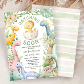 恐竜ベビーシャワー男女兼用 招待状