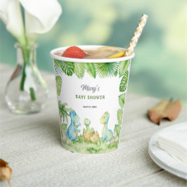 恐竜ベビーシャワー 紙コップ