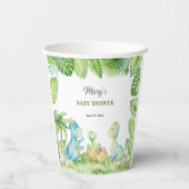恐竜ベビーシャワー 紙コップ (裏面)