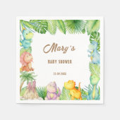 恐竜ベビー スタンダードカクテルナプキン (正面)