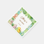 恐竜ベビー スタンダードカクテルナプキン (角)