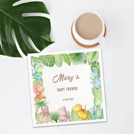 恐竜ベビー スタンダードカクテルナプキン