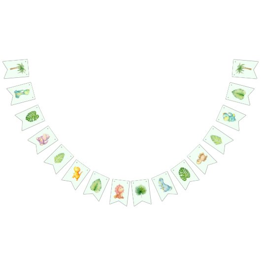 恐竜ベビー バンティングフラッグ (全)