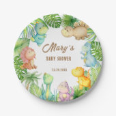 恐竜ベビー ペーパープレート (正面)