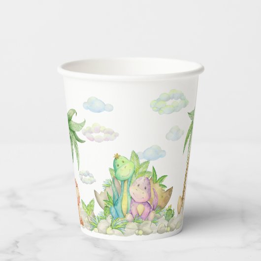 恐竜ベビー 紙コップ (裏面)