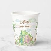 恐竜ベビー 紙コップ (正面)