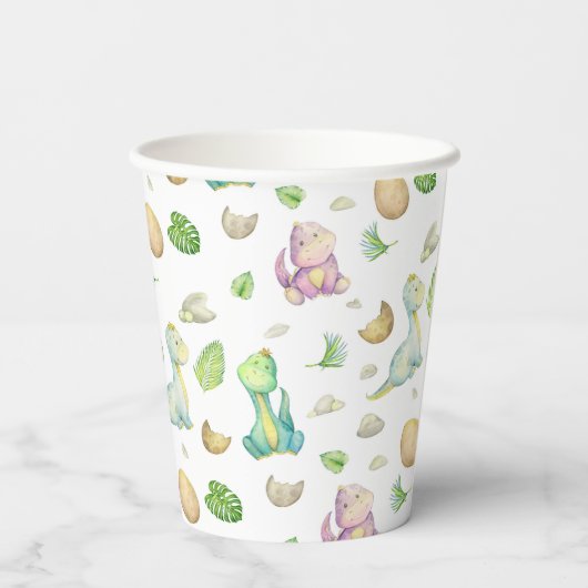 恐竜ベビー 紙コップ (裏面)