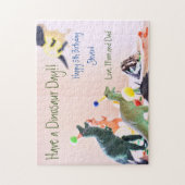 恐竜ボーイズ誕生日ギフトジグソーパズル ジグソーパズル (縦)