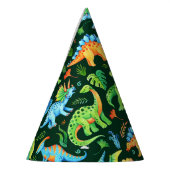恐竜ボーイズ誕生日先史時代の動物 パーティーハット (左)